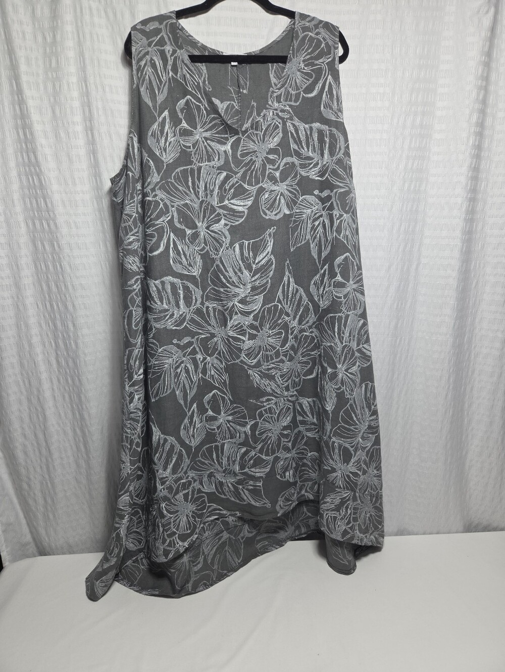 Rosemarine Made In Italy 100% Linen Sleeveless Maxi Dress. Size 3x